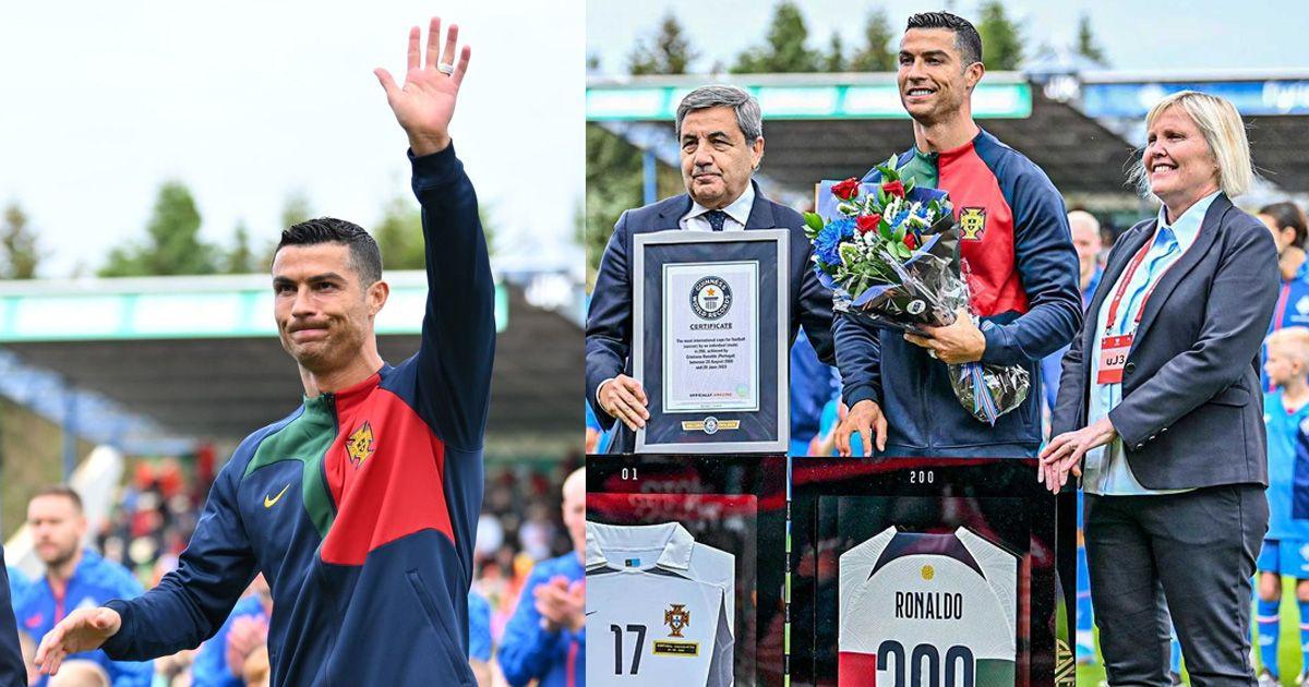 Cristiano Ronaldo sets Guinness World Record to make 200 International Caps_50.1