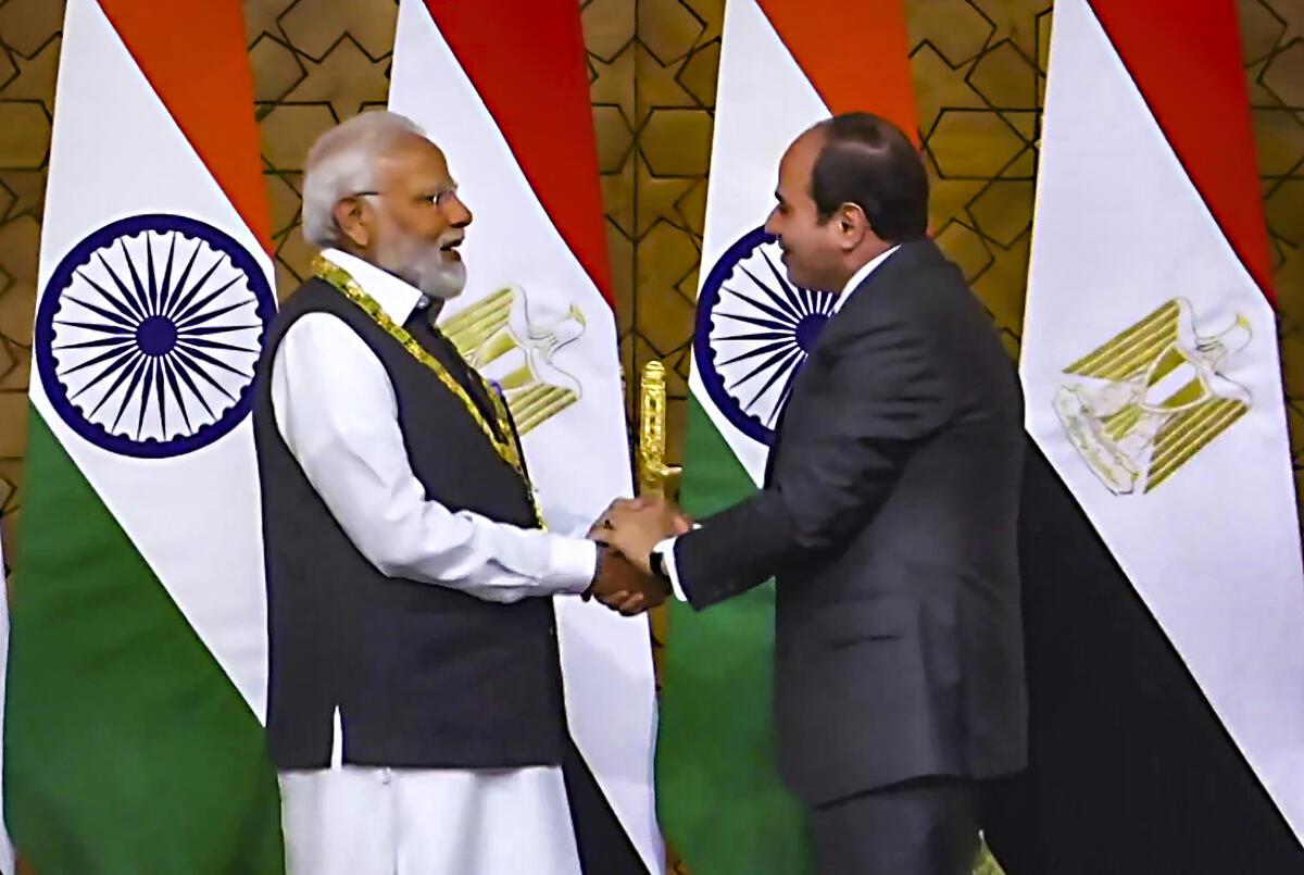 PM Narendra Modi receives Egypt's highest honour 'Order of the Nile'_50.1