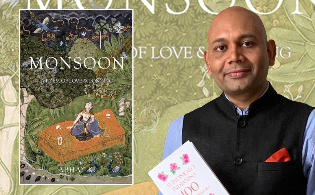 Poet­ Diplomat Abhay K Launches his New Book 'Monsoon'_50.1