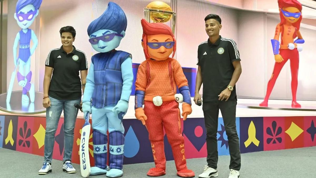 ICC Unveils Male and Female Mascots For Cricket World Cup 2023_30.1