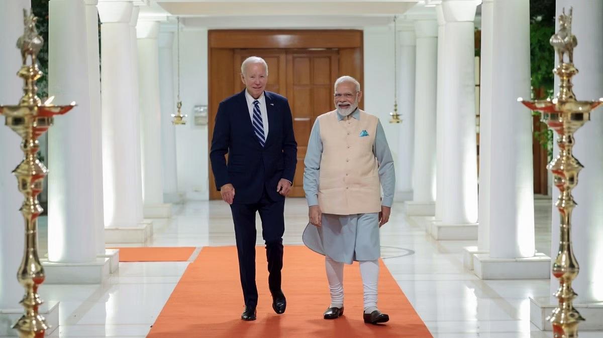 Modi and Biden Hold Bilateral Meeting in Delhi Ahead of G20 Summit_50.1