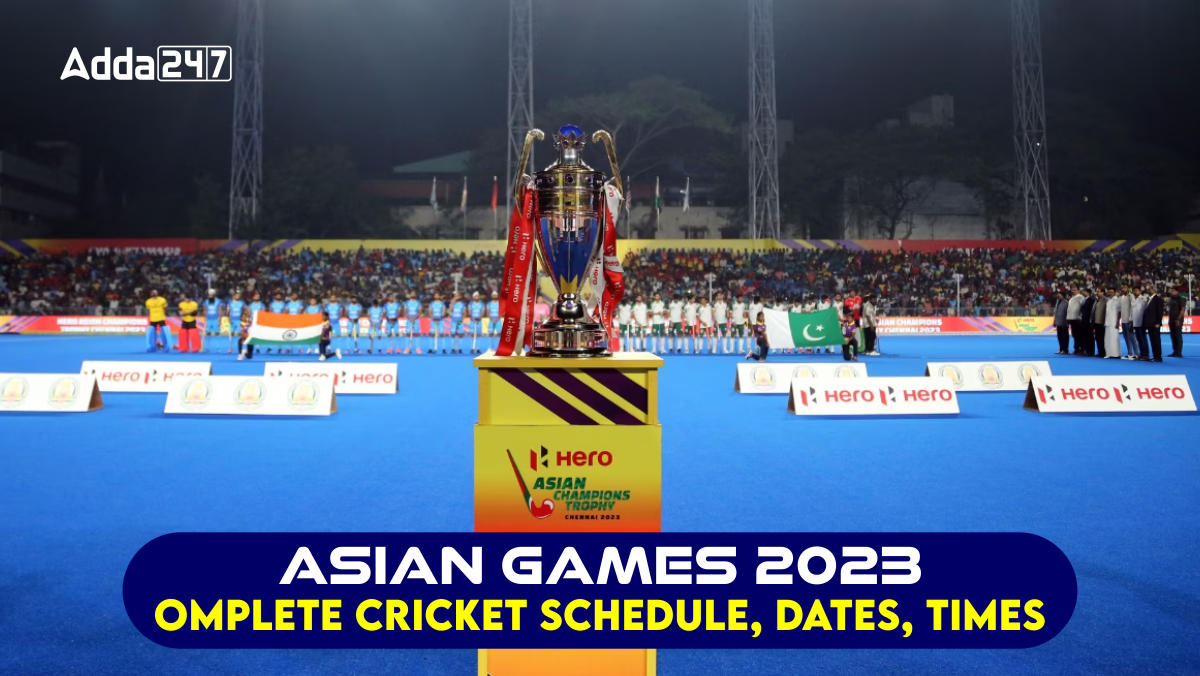 Asian Games 2023 Cricket Schedule, Dates, Times_50.1