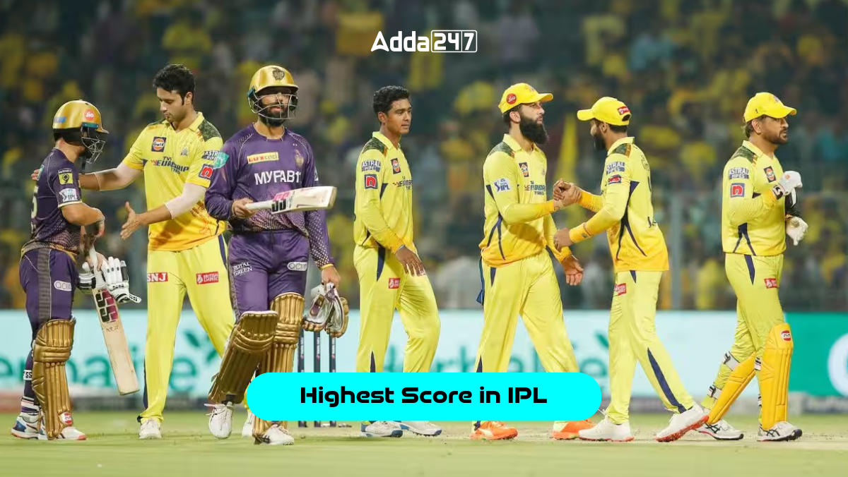 Highest Team Scores in IPL from 2008 to 2023