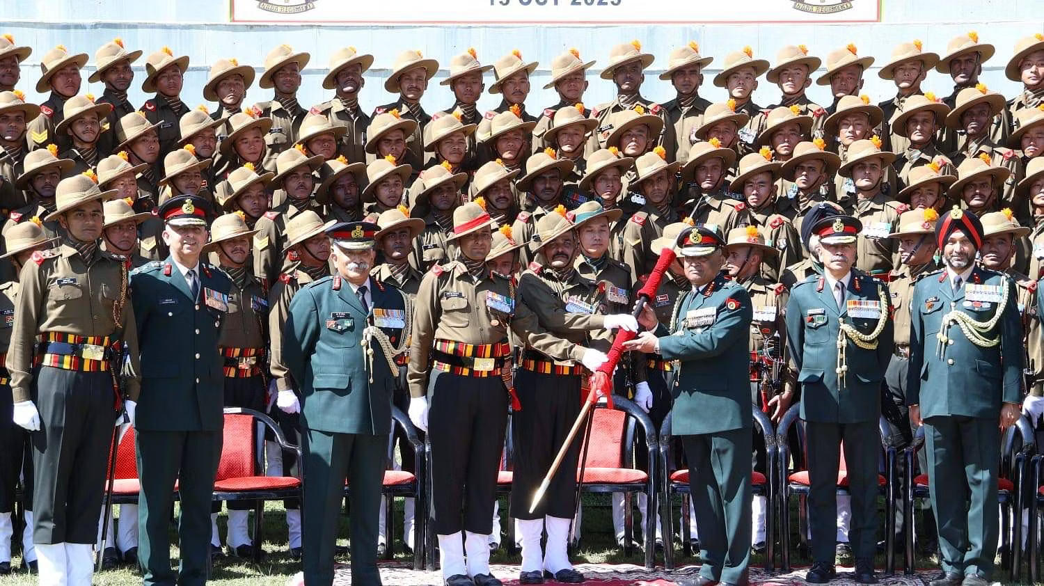 3 Naga, youngest Naga battalion, gets President's Colour_80.1