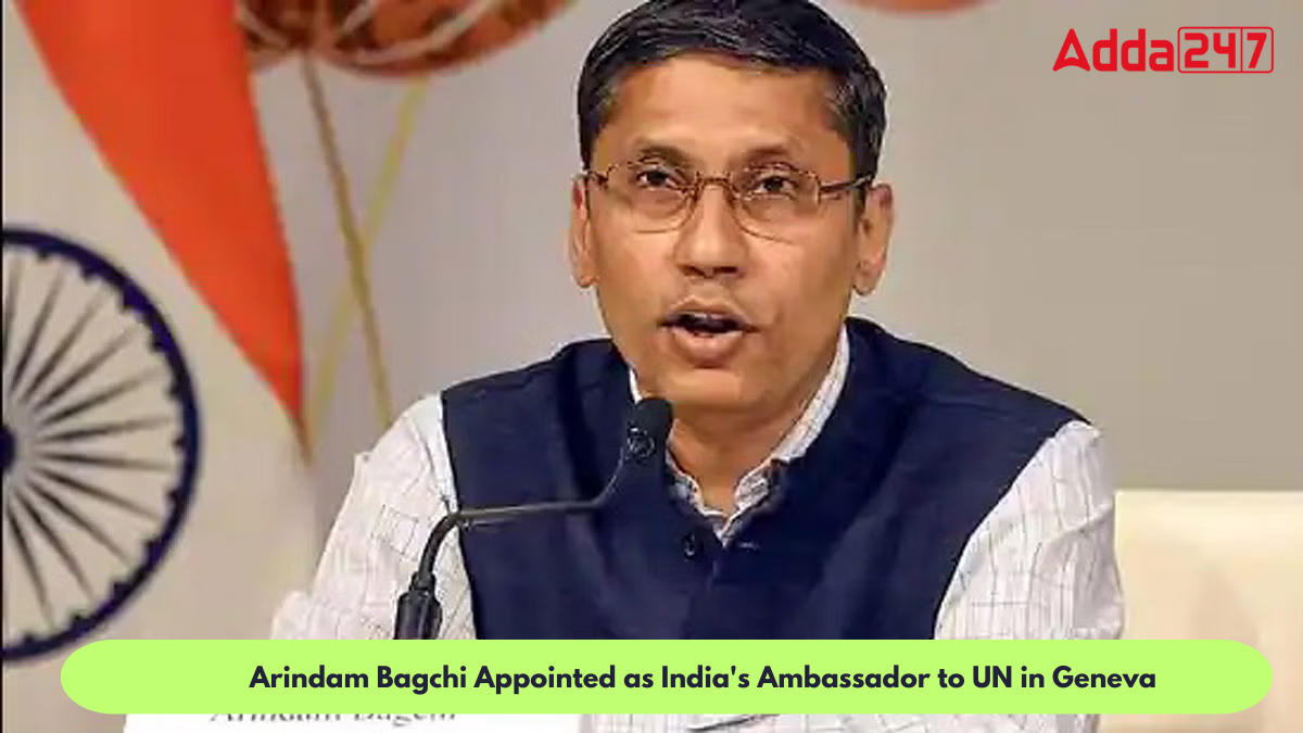 Arindam Bagchi Appointed as India's Ambassador to UN in Geneva_80.1