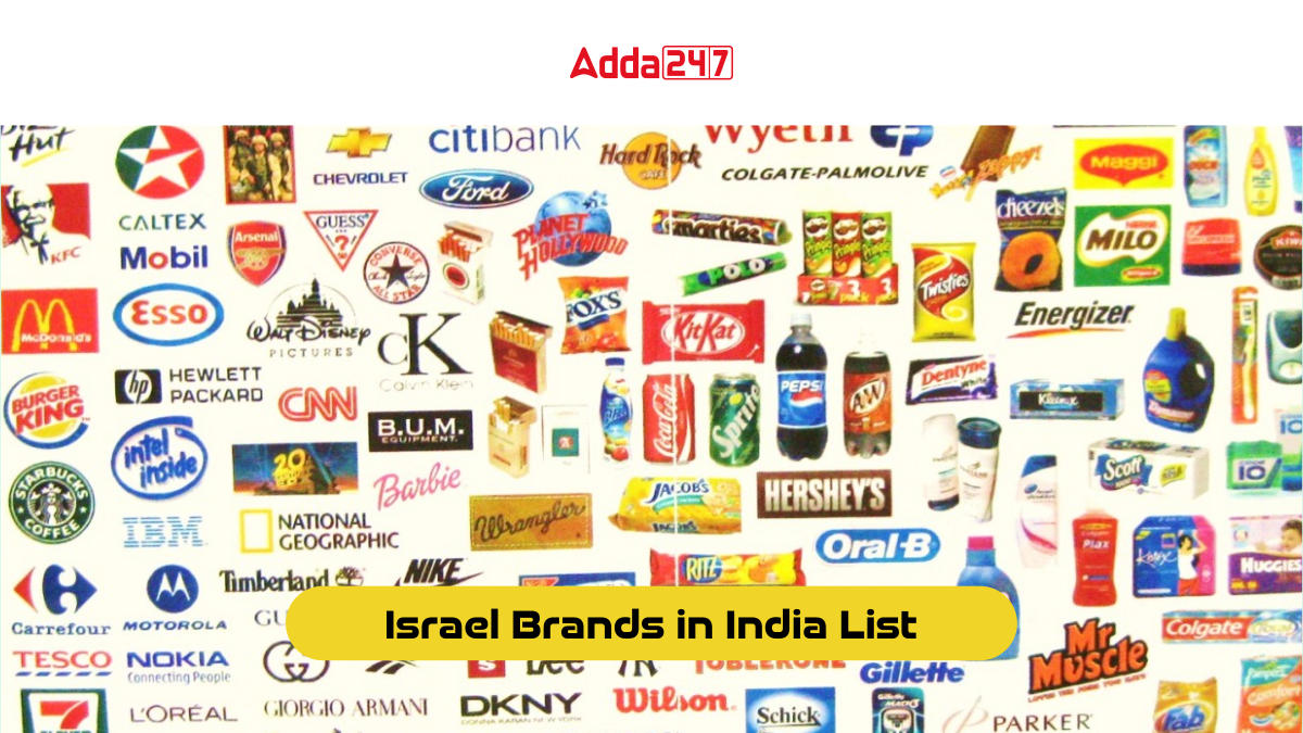 Israel Products List in India: Check the Complete list of Israeli