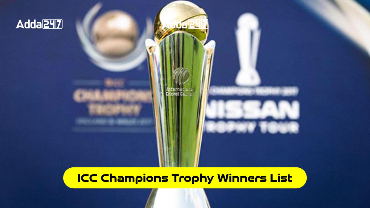 ICC Champions Trophy Winners List (1998 to 2023)