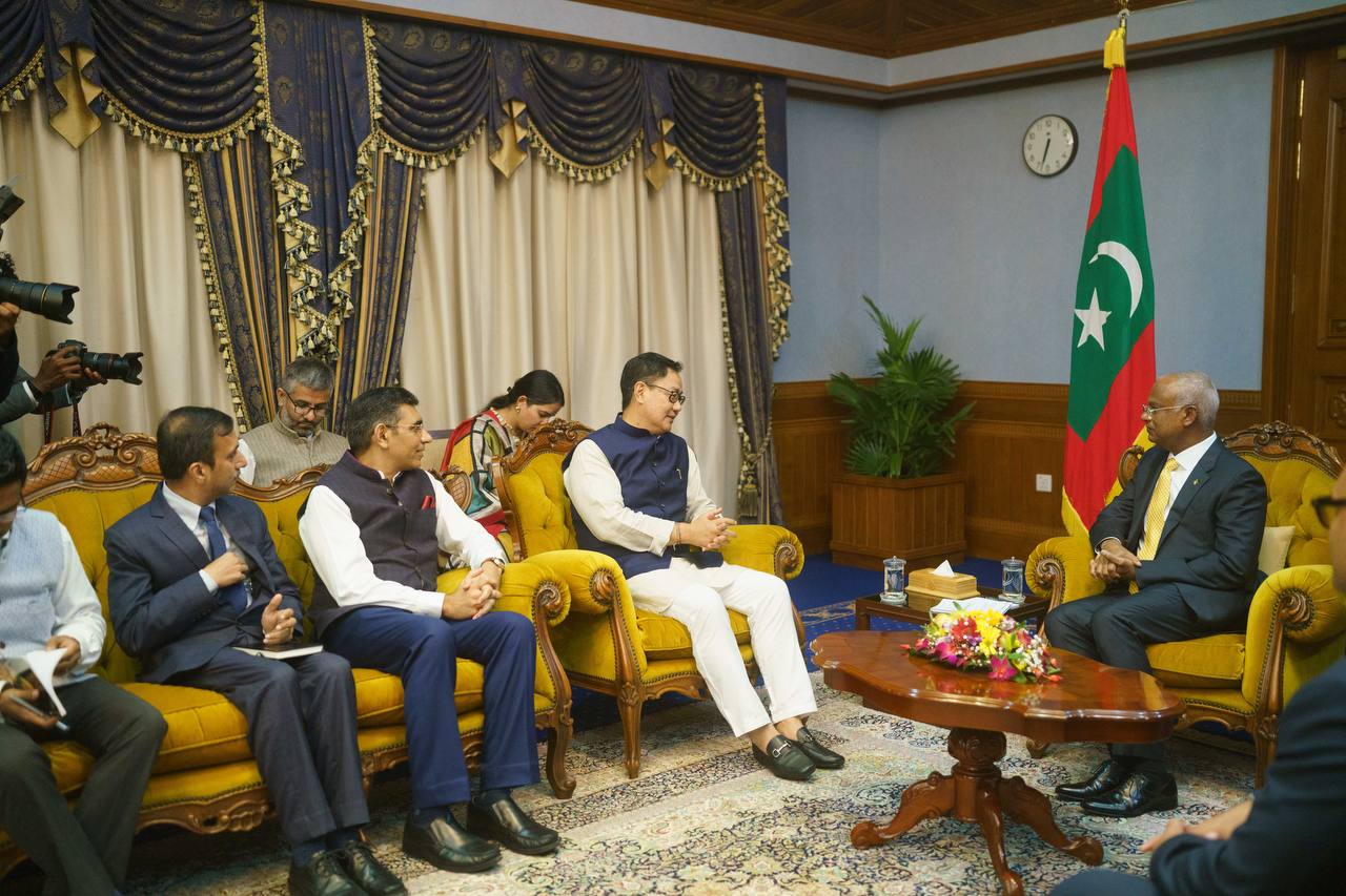 Union Minister Kiren Rijiju to Represent India at Maldives President's Swearing-In_80.1