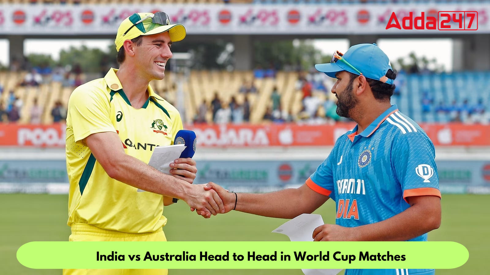 India vs Australia Head to Head in World Cup Matches