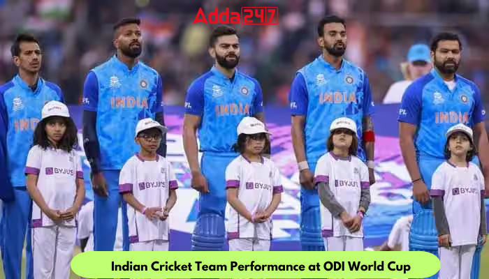 Indian Cricket Team Performance at ODI World Cup
