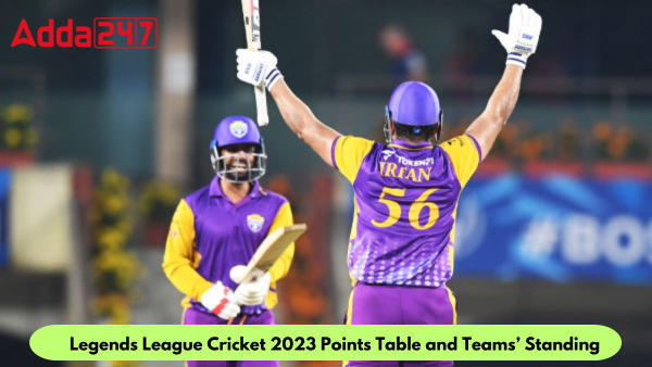 Legends League Cricket 2023 Points Table and Teams’ Standing