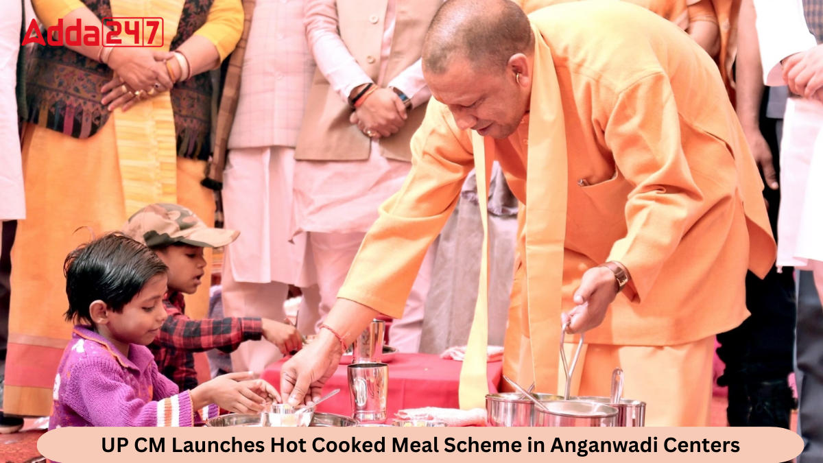 UP CM Launches Hot Cooked Meal Scheme in Anganwadi Centers_60.1