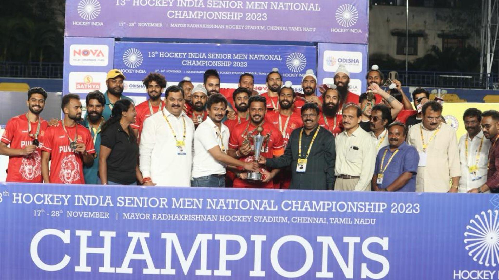 Hockey Punjab Wins 13th Hockey India Senior Men National Championship 2023_30.1