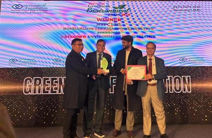 NTPC Bongaigaon Secures Double Victory At Greentech Environment Award 2023_60.1