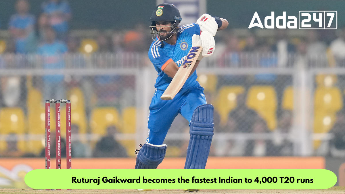 Ruturaj Gaikwad Becomes the Fastest Indian to Score 4,000 Runs in Men's T20_30.1