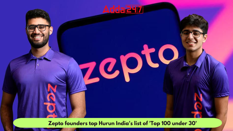 Zepto founders top Hurun India's list of 'Top 100 under 30'_30.1