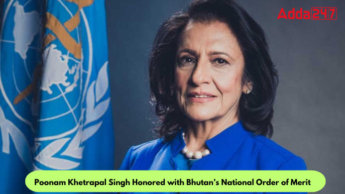 Poonam Khetrapal Singh Honored with Bhutan's National Order of Merit_60.1