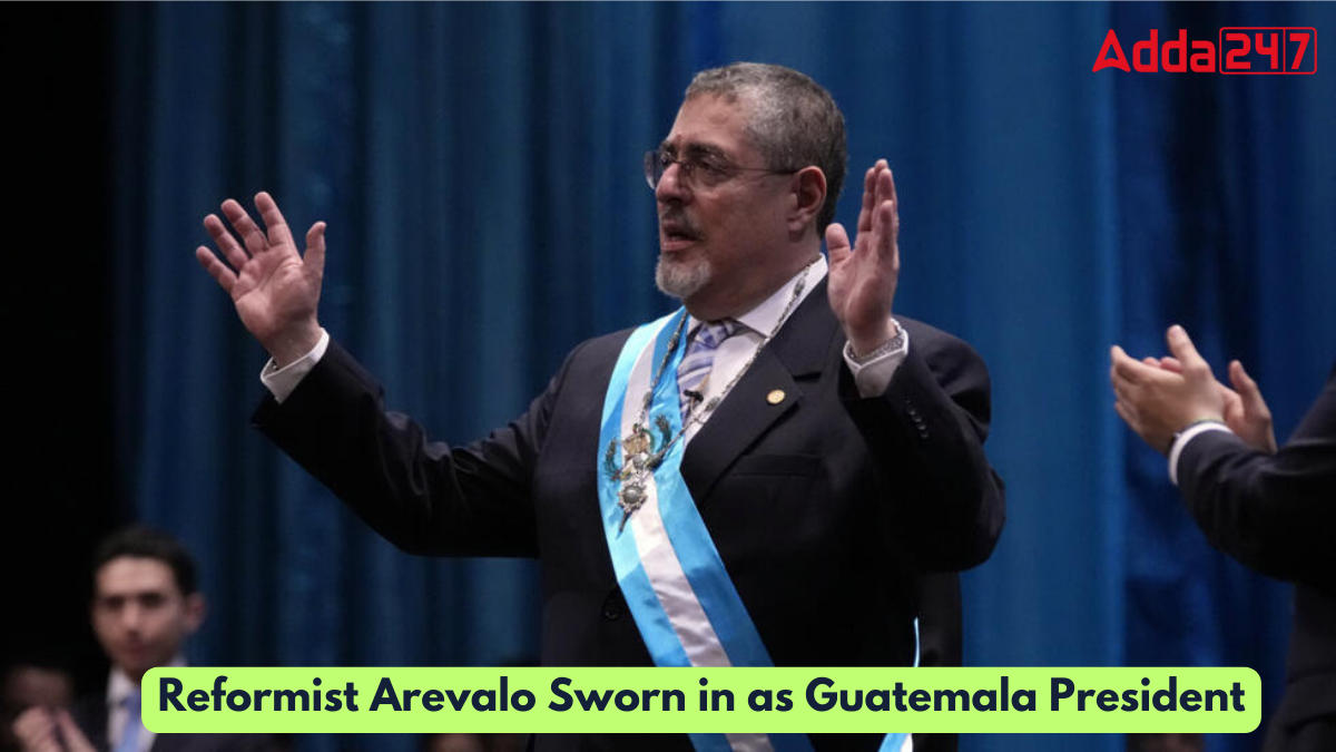 Reformist Arevalo Sworn in as Guatemala President_60.1