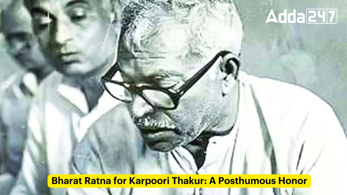 Former Bihar CM Karpoori Thakur Awarded Bharat Ratna Posthumously_30.1