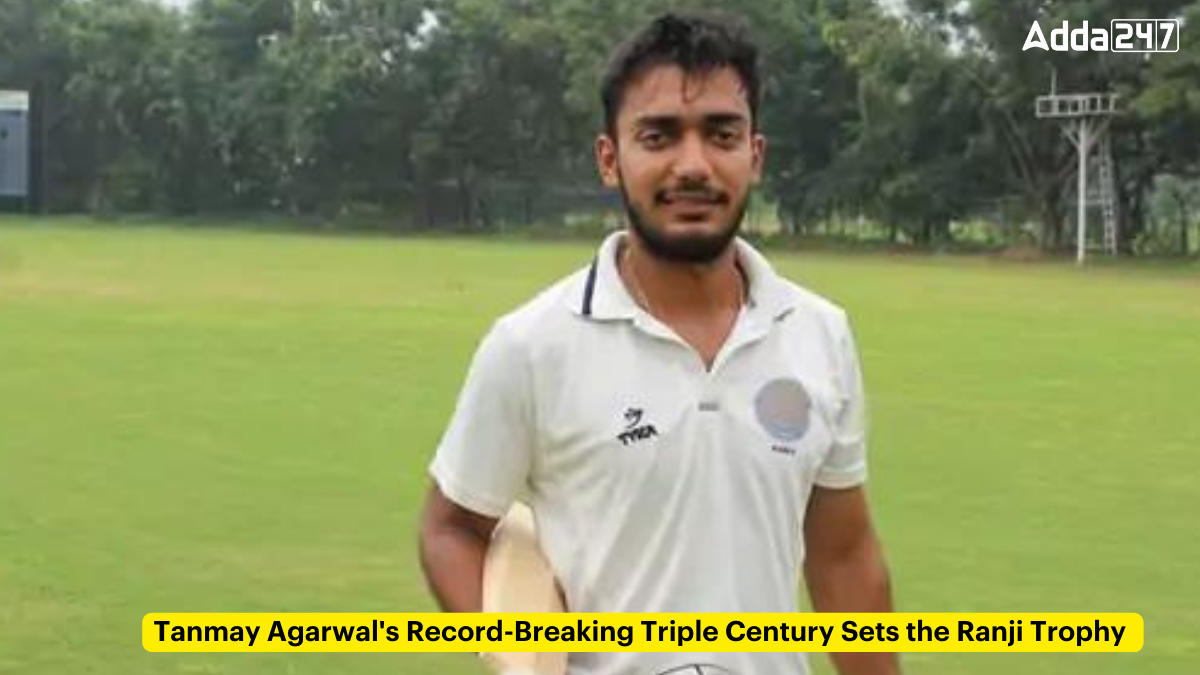 Tanmay Agarwal's Record-Breaking Triple Century Sets the Ranji Trophy_30.1