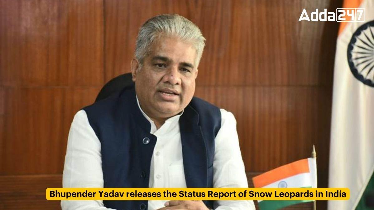 Bhupender Yadav releases the Status Report of Snow Leopards in India_30.1