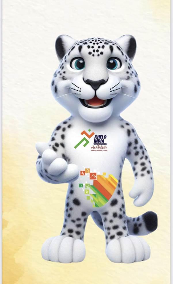 खेलो इंडिया शीतकालीन खेल 2024 शुभंकर का अनावरण |_4.1