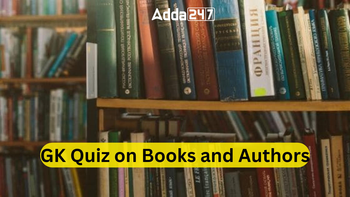 GK Quiz on Books and Authors, Questions and Answers_30.1