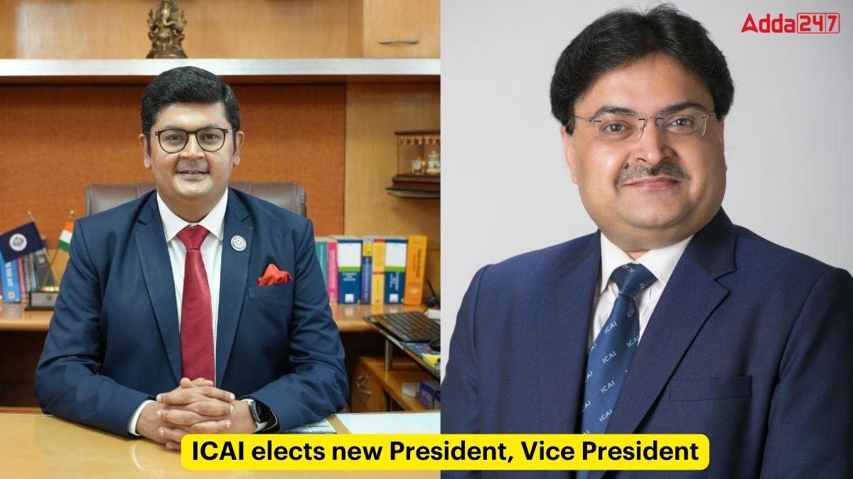 ICAI elects new President, Vice President