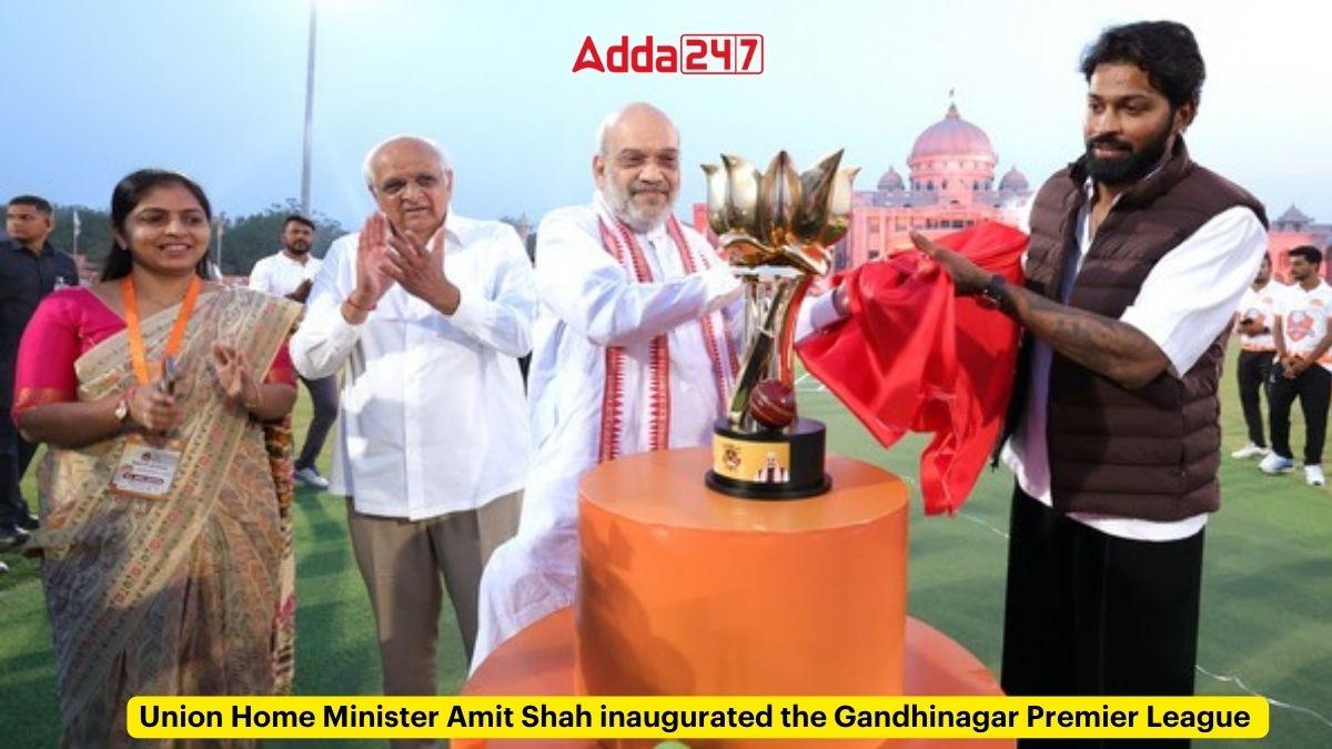 Union Home Minister Amit Shah inaugurated the Gandhinagar Premier League