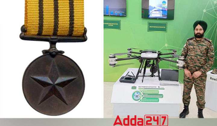 Havildar Varinder Singh Awarded Vishisht Seva Medal for Developing Multipurpose Octocopter_60.1