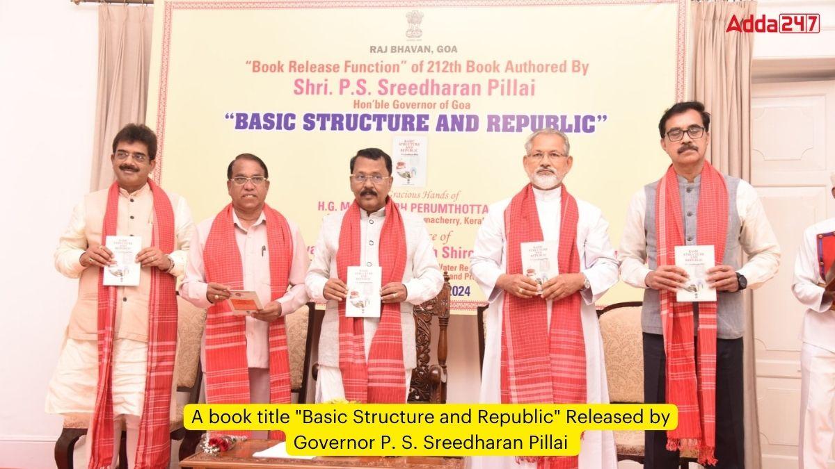 A book title "Basic Structure and Republic" Released by Governor P. S. Sreedharan Pillai