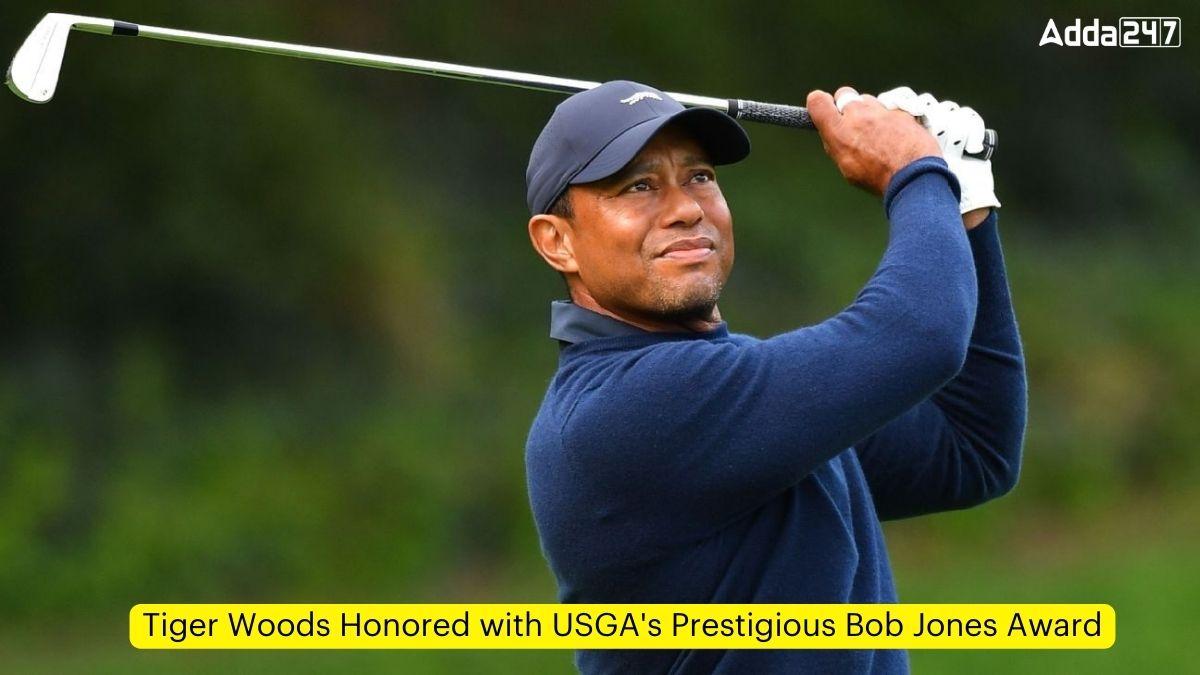 Tiger Woods Honored with USGA's Prestigious Bob Jones Award