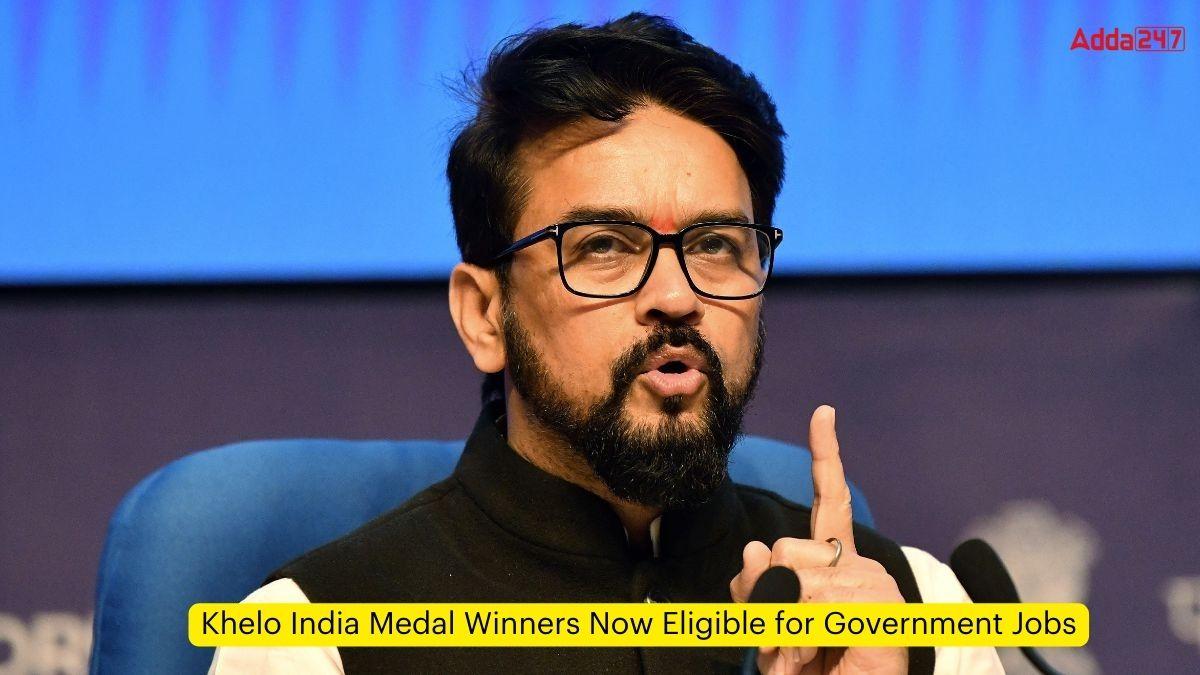 Khelo India Medal Winners Now Eligible for Government Jobs