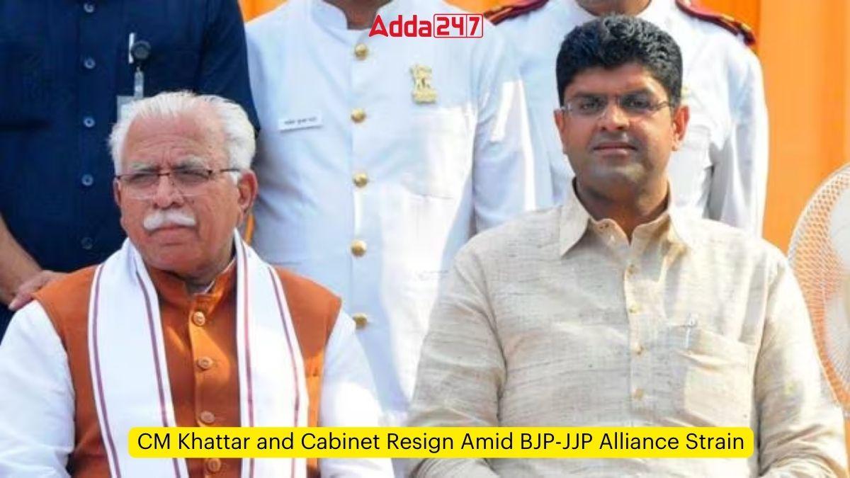 Haryana CM Manohar Lal Khattar and Cabinet Resign Amid BJP-JJP Alliance Strain_60.1
