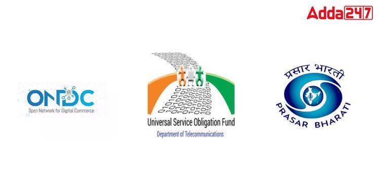 Tripartite MoU signed among USOF, Prasar Bharati and ONDC