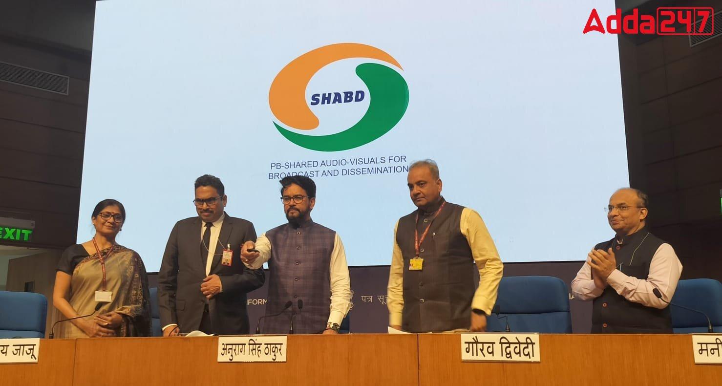 Anurag Thakur launches Prasar Bharti - Shared Audio Visuals for Broadcast and Dissemination (PB-SHABD)_60.1