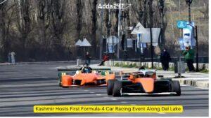 Kashmir Hosts First Formula-4 Car Racing Event Along Dal Lake