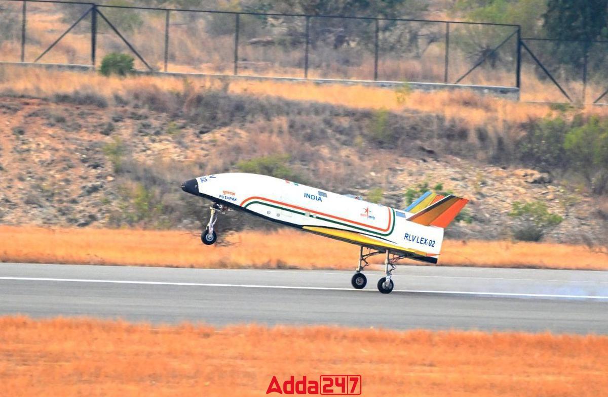 ISRO's Successful Pushpak Reusable Launch Vehicle (RLV) LEX 02 Landing Experiment