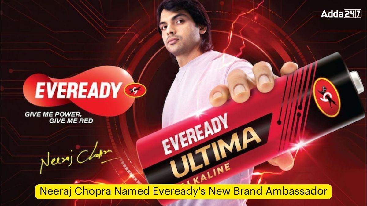 Neeraj Chopra Named Eveready's New Brand Ambassador