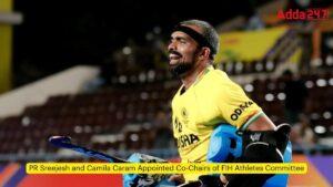 PR Sreejesh and Camila Caram Appointed Co-Chairs of FIH Athletes Committee