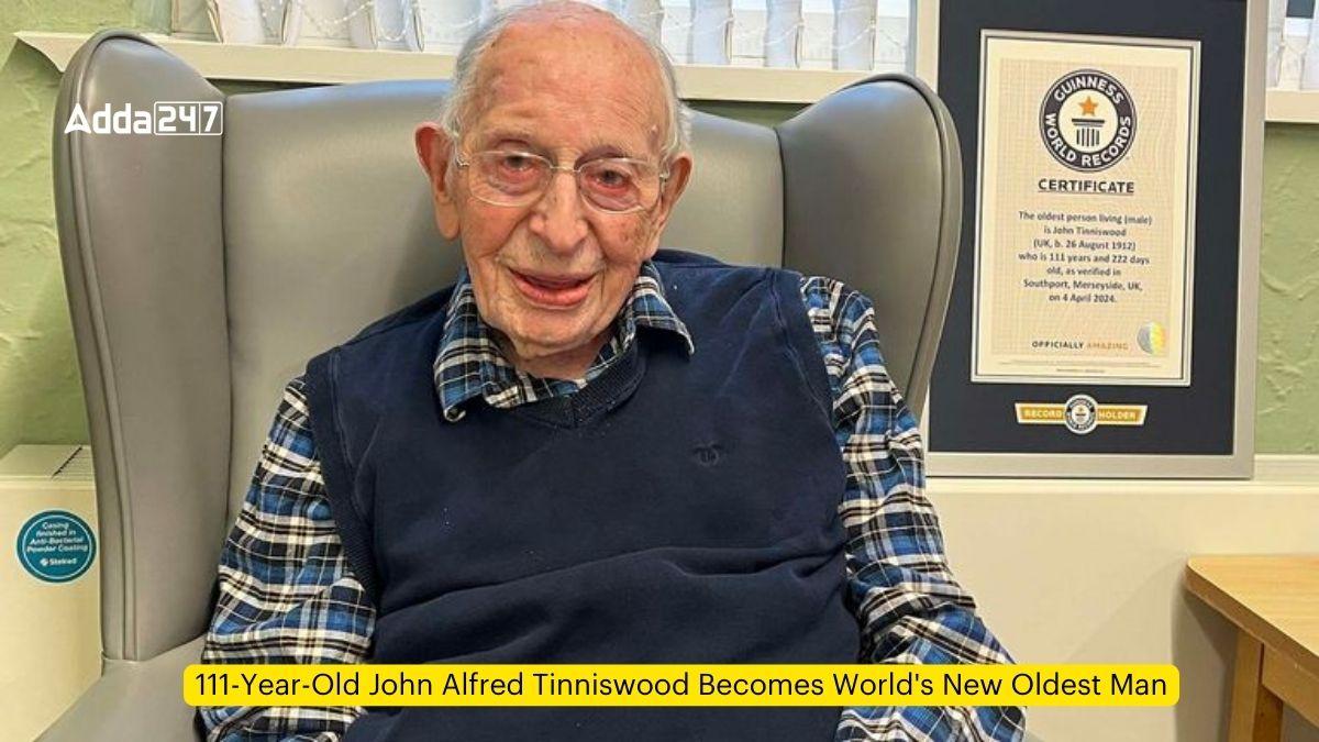 111-Year-Old John Alfred Tinniswood Becomes World's New Oldest Man