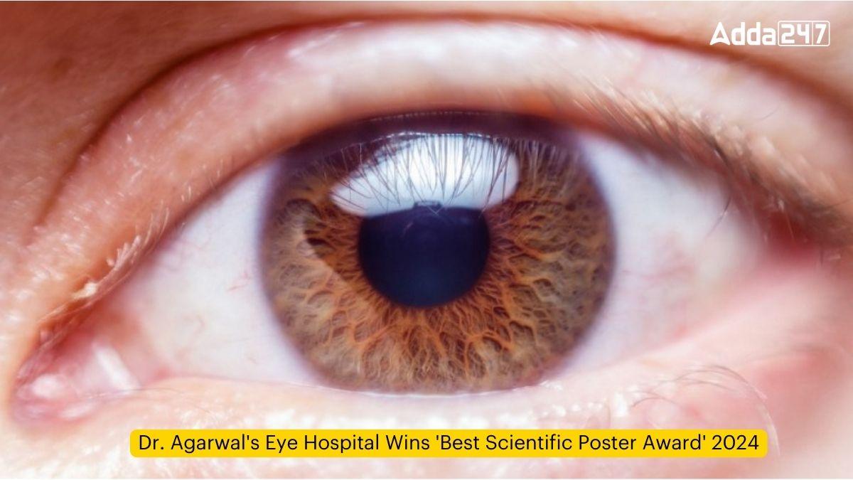 Dr. Agarwal's Eye Hospital Wins 'Best Scientific Poster Award' 2024