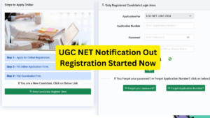 UGC NET Notification Out Registration Started Now