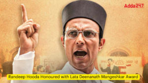 Randeep Hooda Honoured with Lata Deenanath Mangeshkar Award