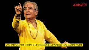 Eminent Personalities Honoured with Prestigious Pandit Lacchu Maharaj Award
