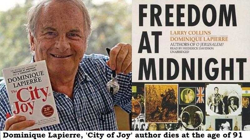 सिटी ऑफ जॉय के लेखक डॉमिनिक लैपिएर का 91 वर्ष में निधन |_40.1