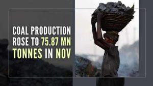 नवंबर में भारत का कोयला उत्पादन 11.66% बढ़ा |_3.1