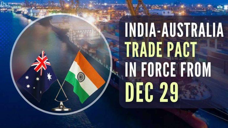 भारत-ऑस्ट्रेलिया मुक्त व्यापार समझौता लागू हुआ |_40.1