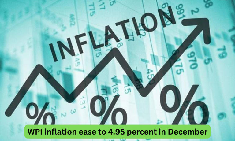 दिसंबर में थोक मुद्रास्फीति घटकर 4.95 प्रतिशत पर आई |_40.1