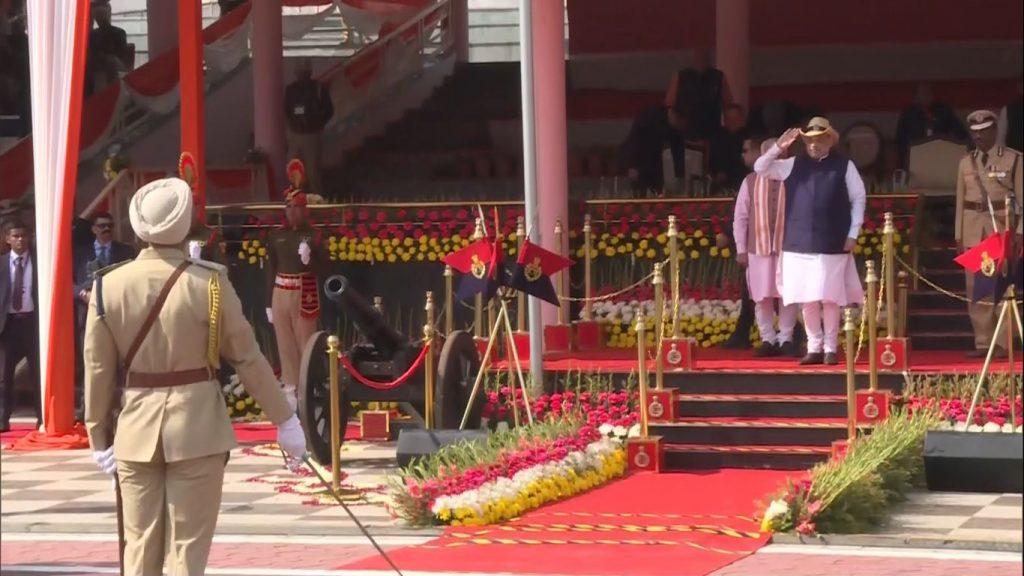 केंद्रीय गृह मंत्री अमित शाह ने हरियाणा पुलिस को राष्ट्रपति का रंग भेंट किया |_40.1
